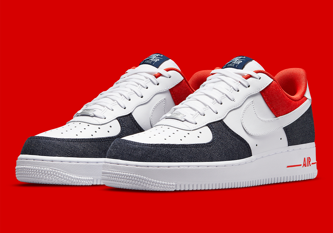 Nike Air Force 1 Low USA Denim DJ5174-100 | SneakerNews.com