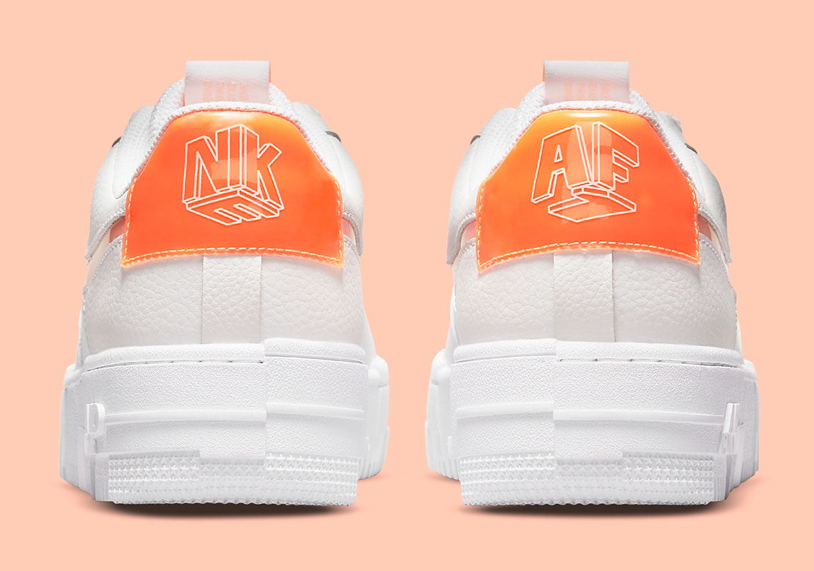 nike af1 pixel orange