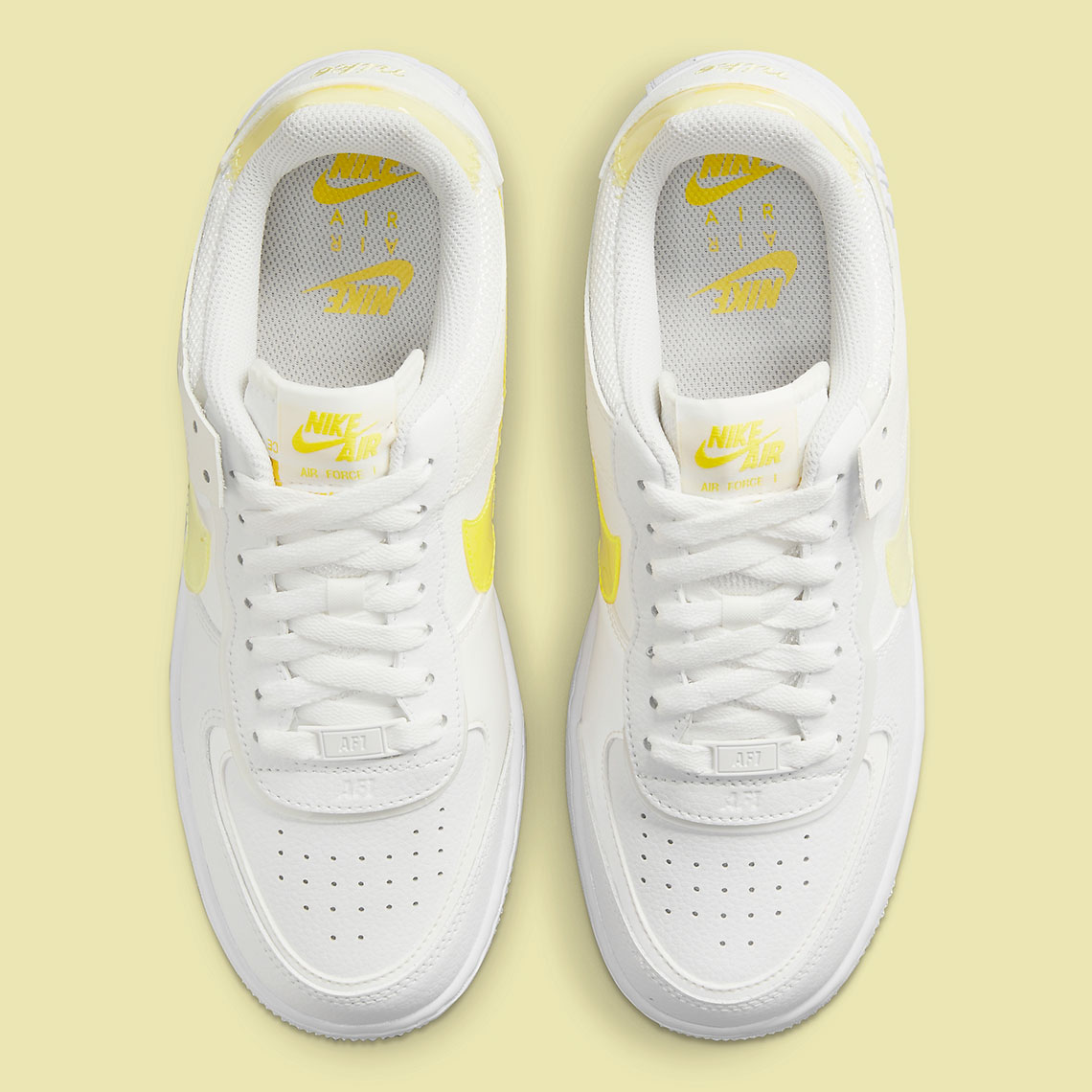 Nike Air Force 1 Shadow White Yellow DM3034-100 | SneakerNews.com