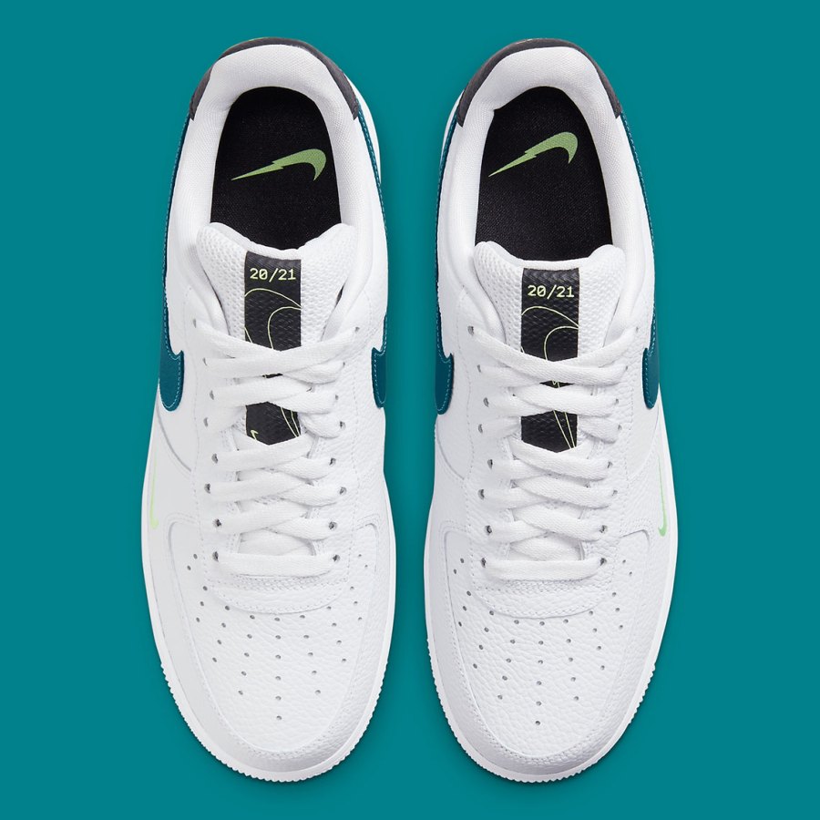 Nike Air Force 1 White Aquamarine DJ6894-100 | SneakerNews.com