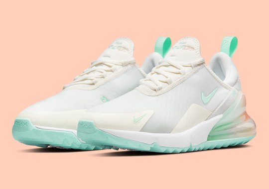 Nike Expresses A Floridian Summer With The Air Max 270 Golf Shoe