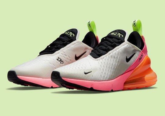Not-So-Subtle Neons Appear On The Nike Air Max 270