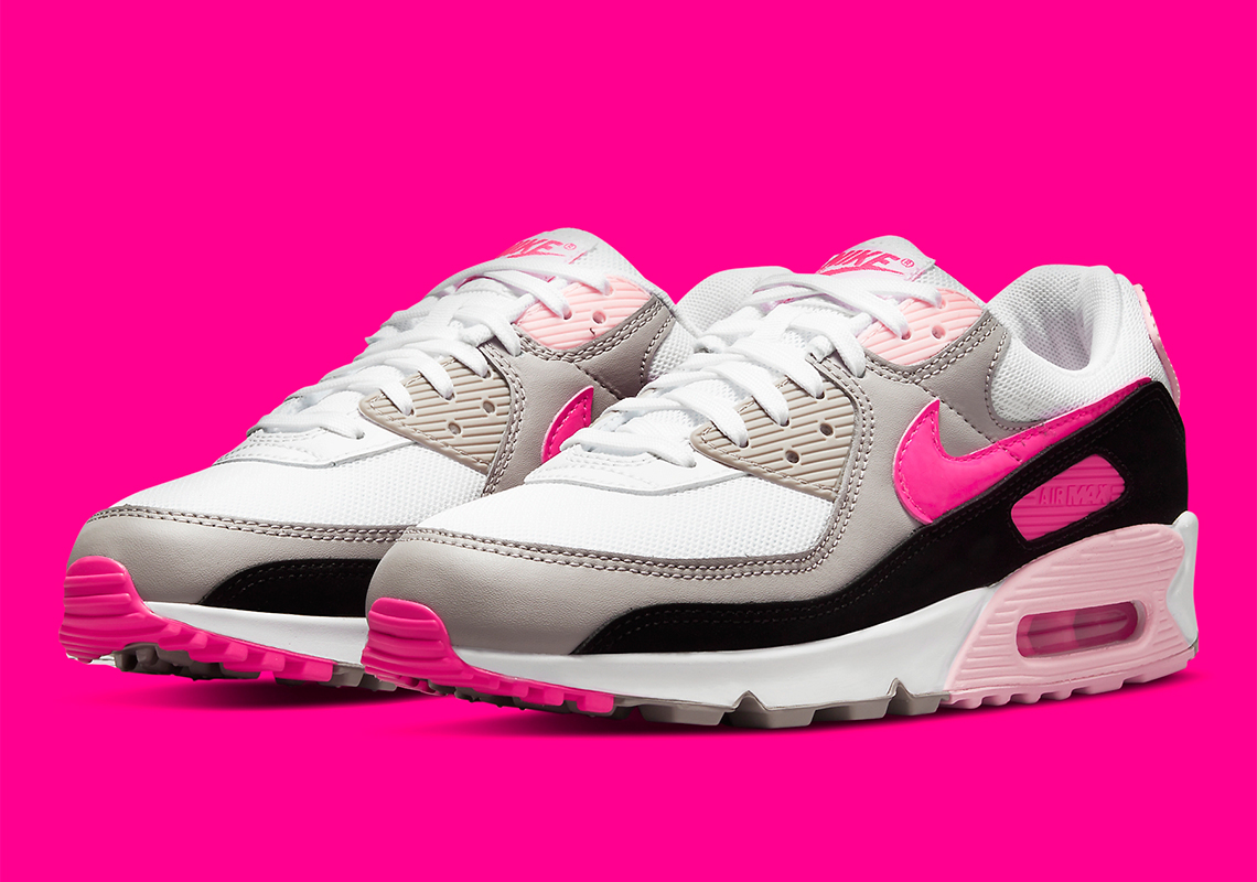 Two Shades Of Pink Appear On This OG-Style Nike Air Max 90
