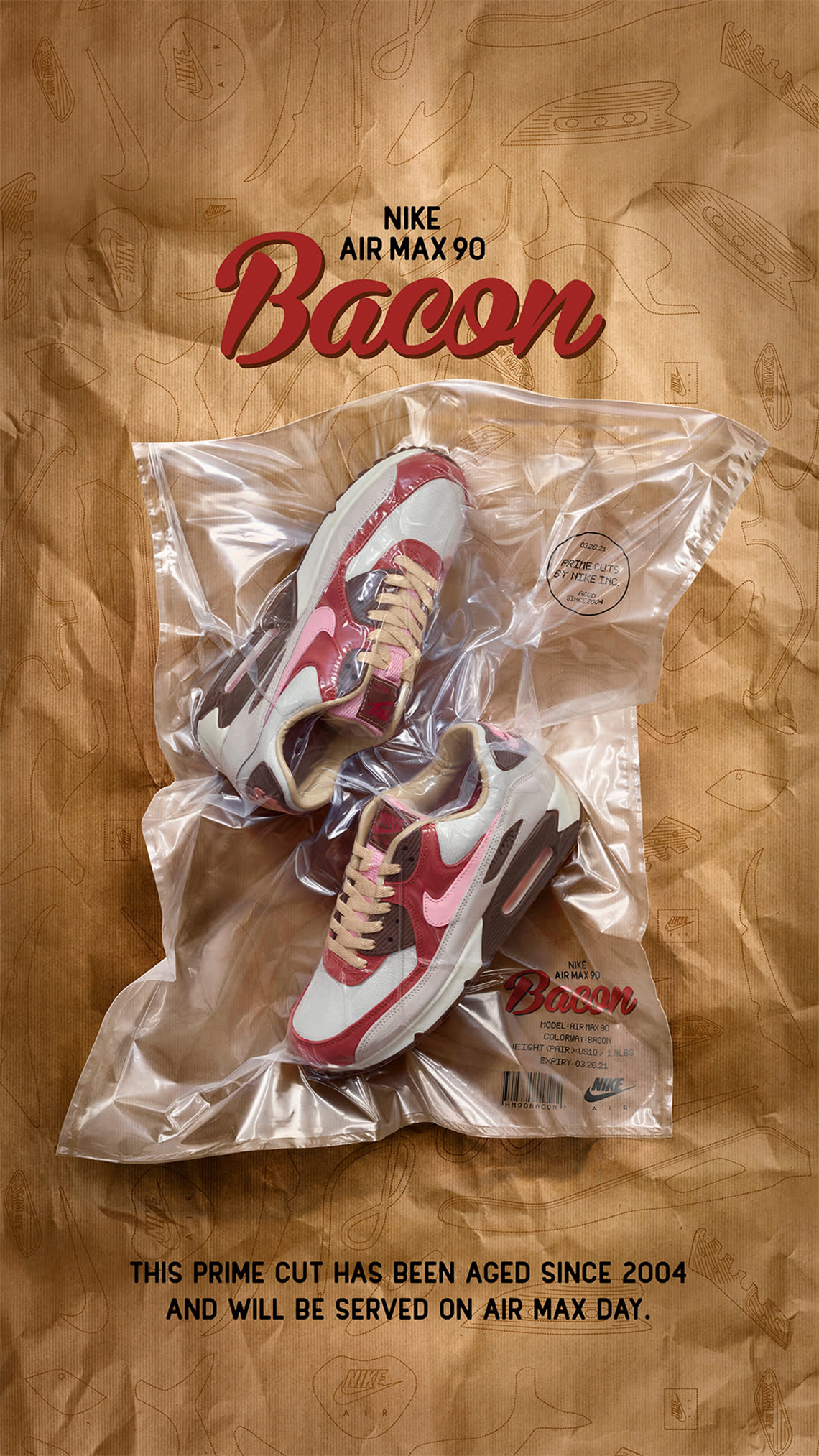 Nike Air Max 90 Bacon CU1816-100 2021 Release | SneakerNews.com