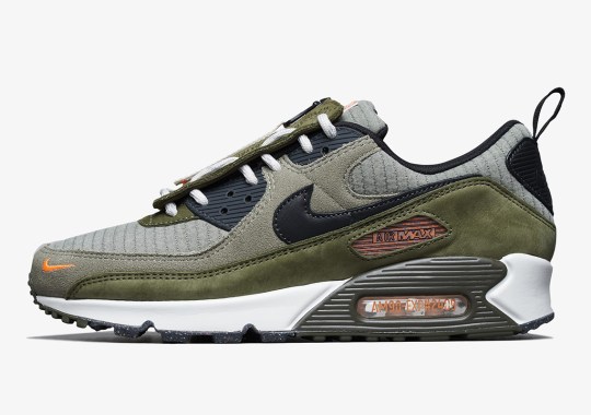 Nike Air Max 90 “Surplus Supply” Armored With Removable Tongue Shrouds