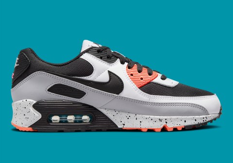 Nike Air Max 90 White Turf Orange Aquamarine DC9845-100 | SneakerNews.com