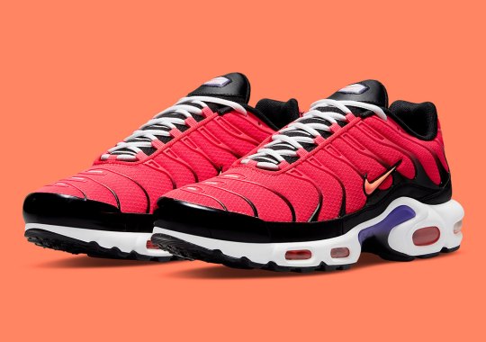 Bright Crimson And Purple Pack In On The Nike Air Max Plus