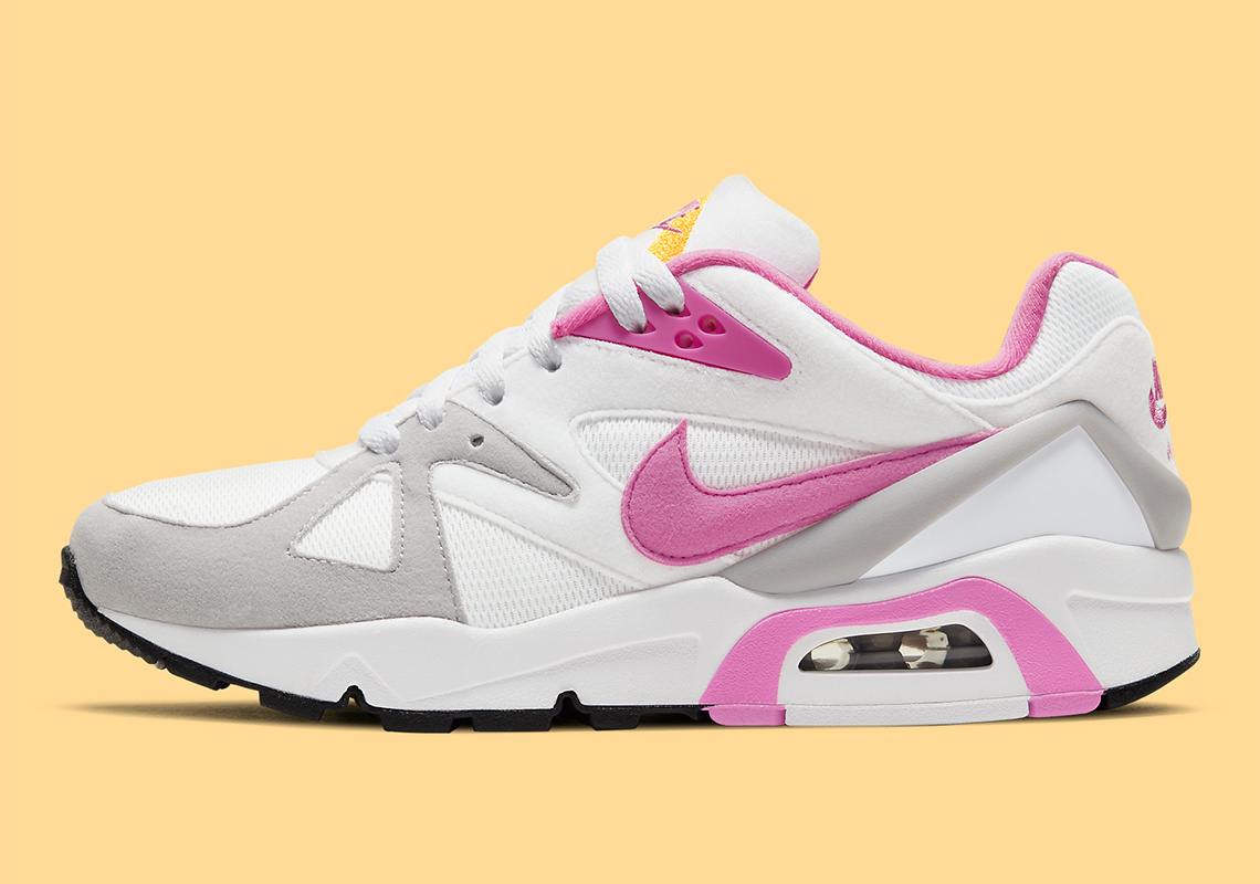 The Nike Air Structure Triax 91 Combines "Red Violet" And "Citrus" For This Women's Exclusive Colorway