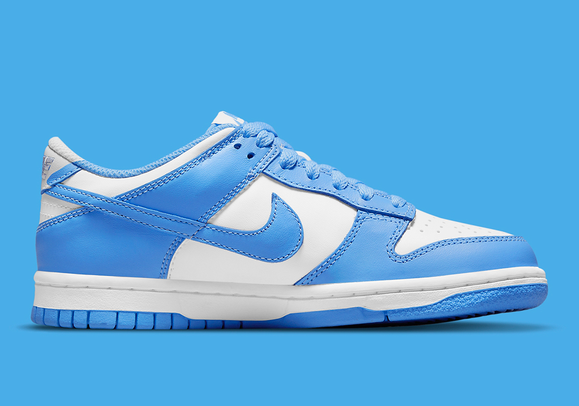 university blue dunks finish line