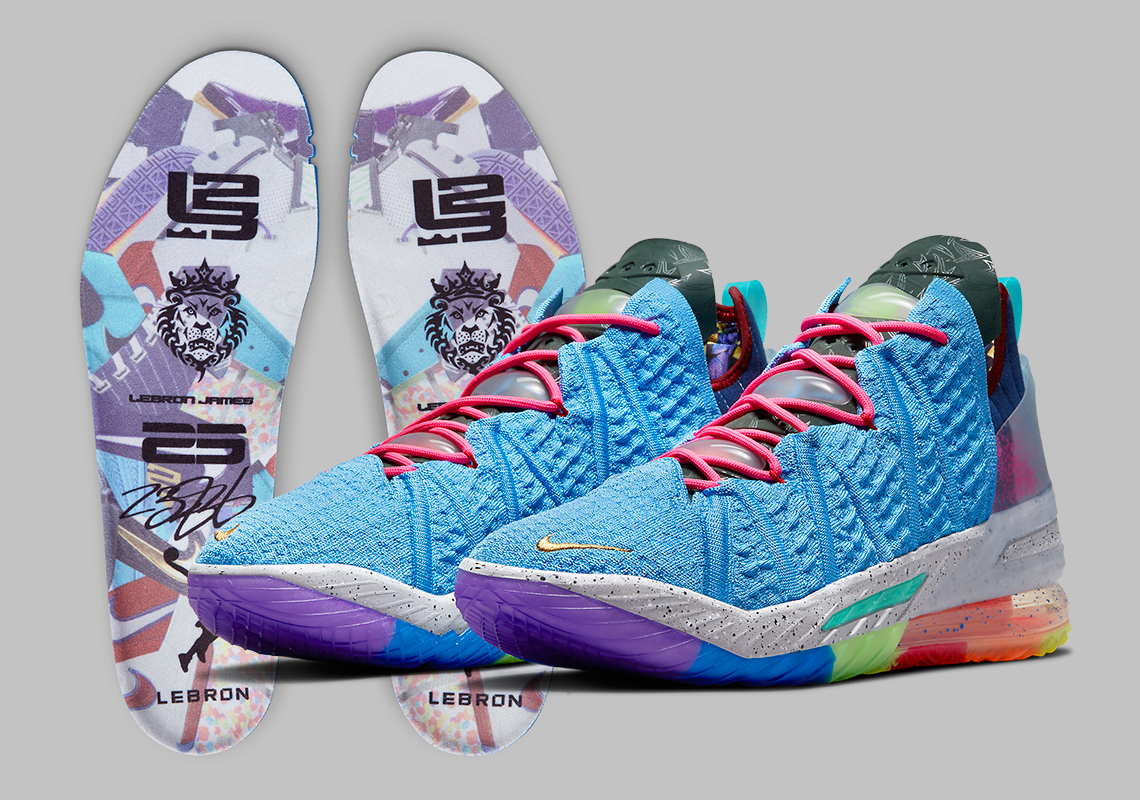 Nike LeBron 18 Multicolor DM2813-400 Release Info | SneakerNews.com