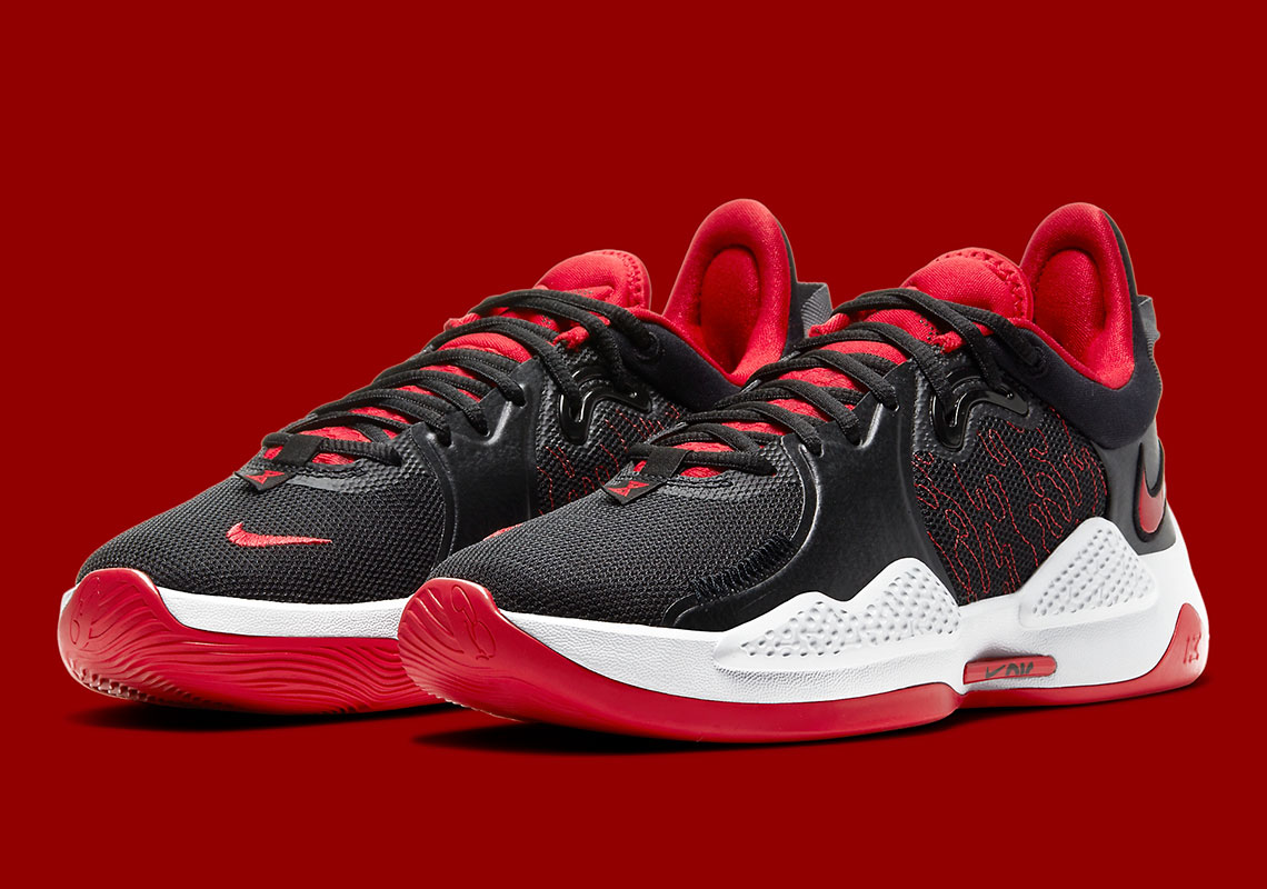 Paul George's Nike PG 5 Appears In A Standard Black/Red