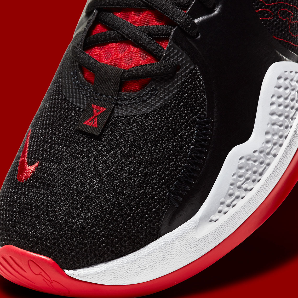Nike PG 5 Black University Red White CW3143-002 | SneakerNews.com