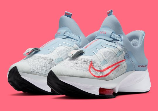 The Women’s Nike Zoom Tempo NEXT% Flyease Receives A Light Armory Blue Update