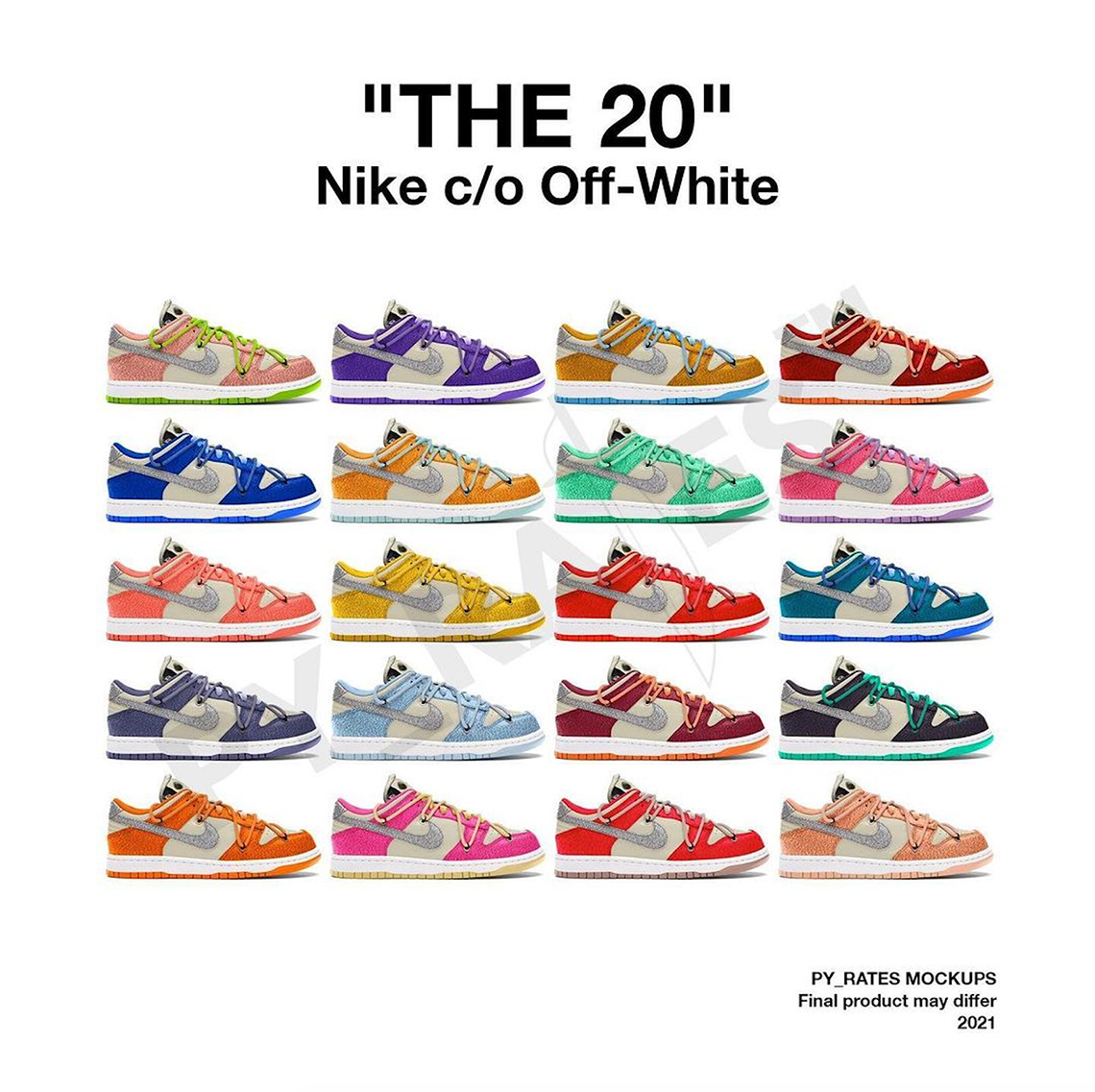Off-White Nike Dunk Low The 20 Release Info | SneakerNews.com