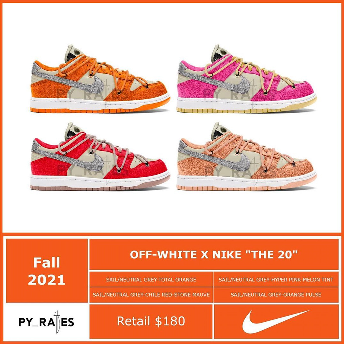 Off White Nike Dunk Low The 20 2