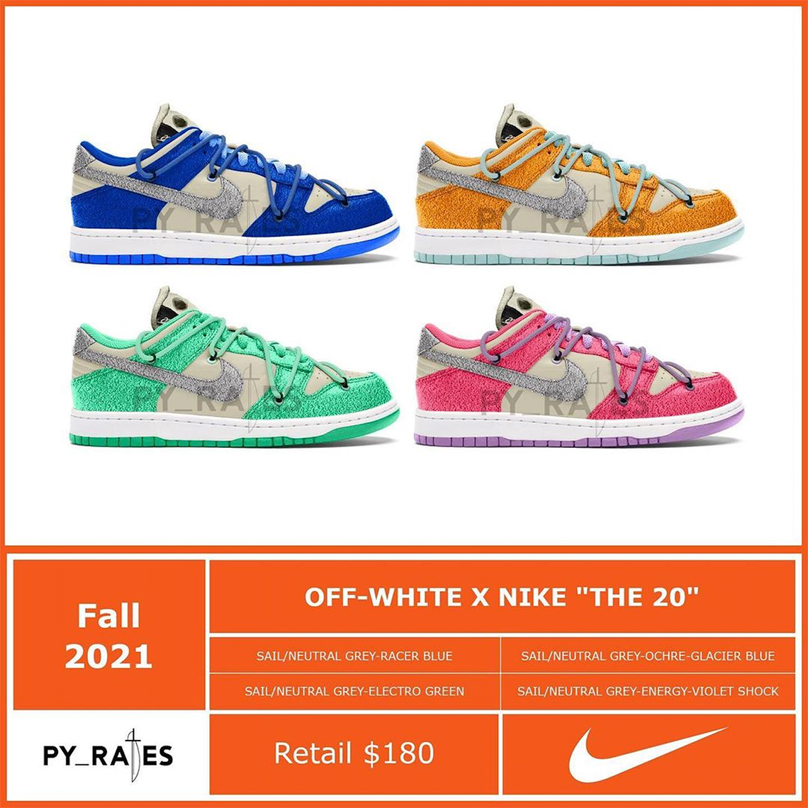 Off White Nike Dunk Low The Release Info Sneakernews Com