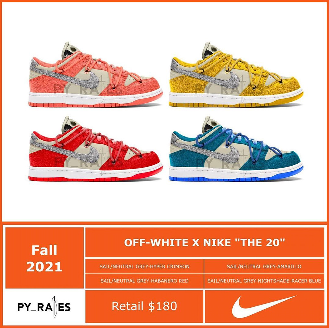 Off White Nike Dunk Low The 20 Release Info SneakerNews Com   Off White Nike Dunk Low The 20 4 