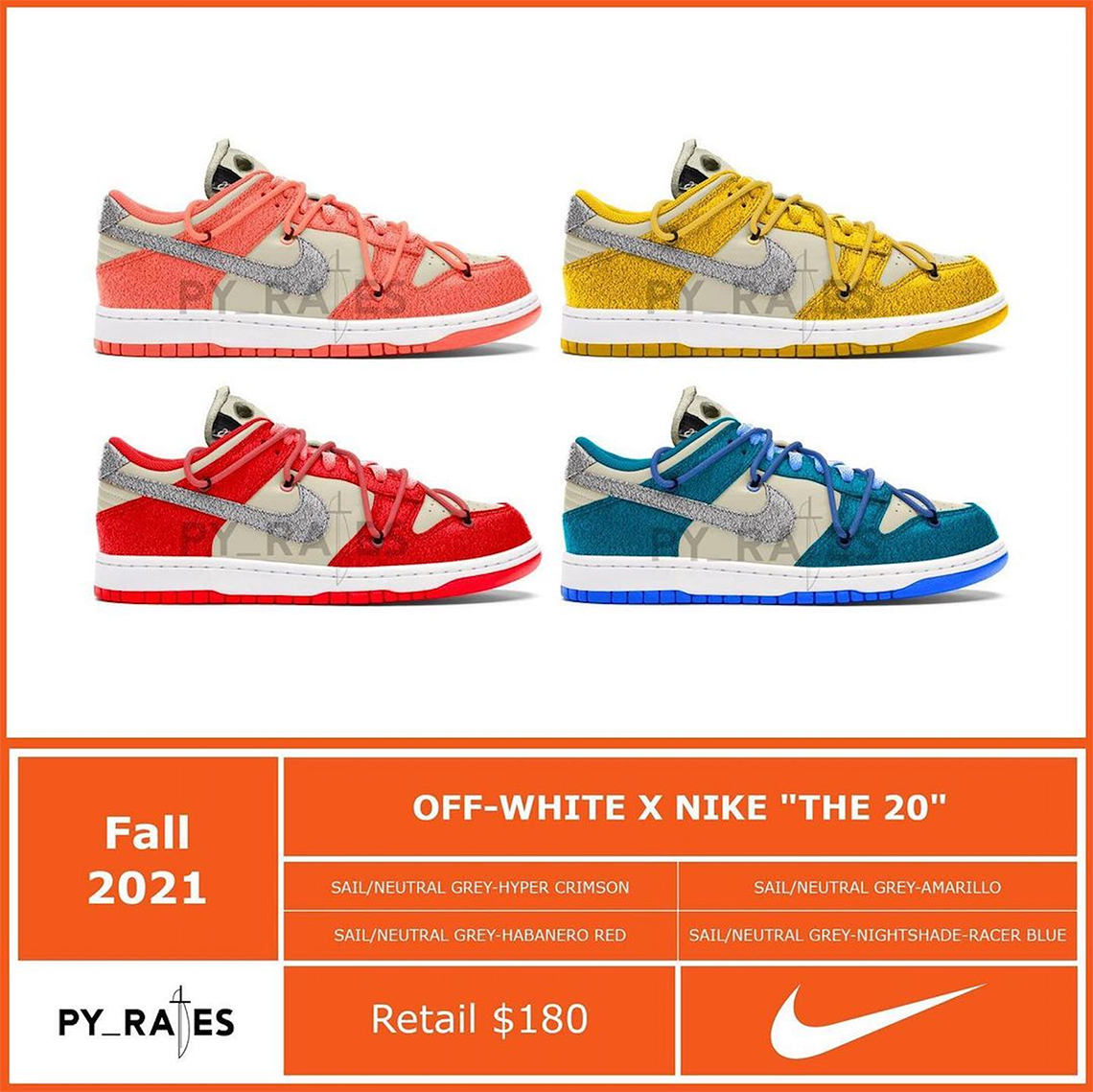 Off White Nike Dunk Low The 20 4