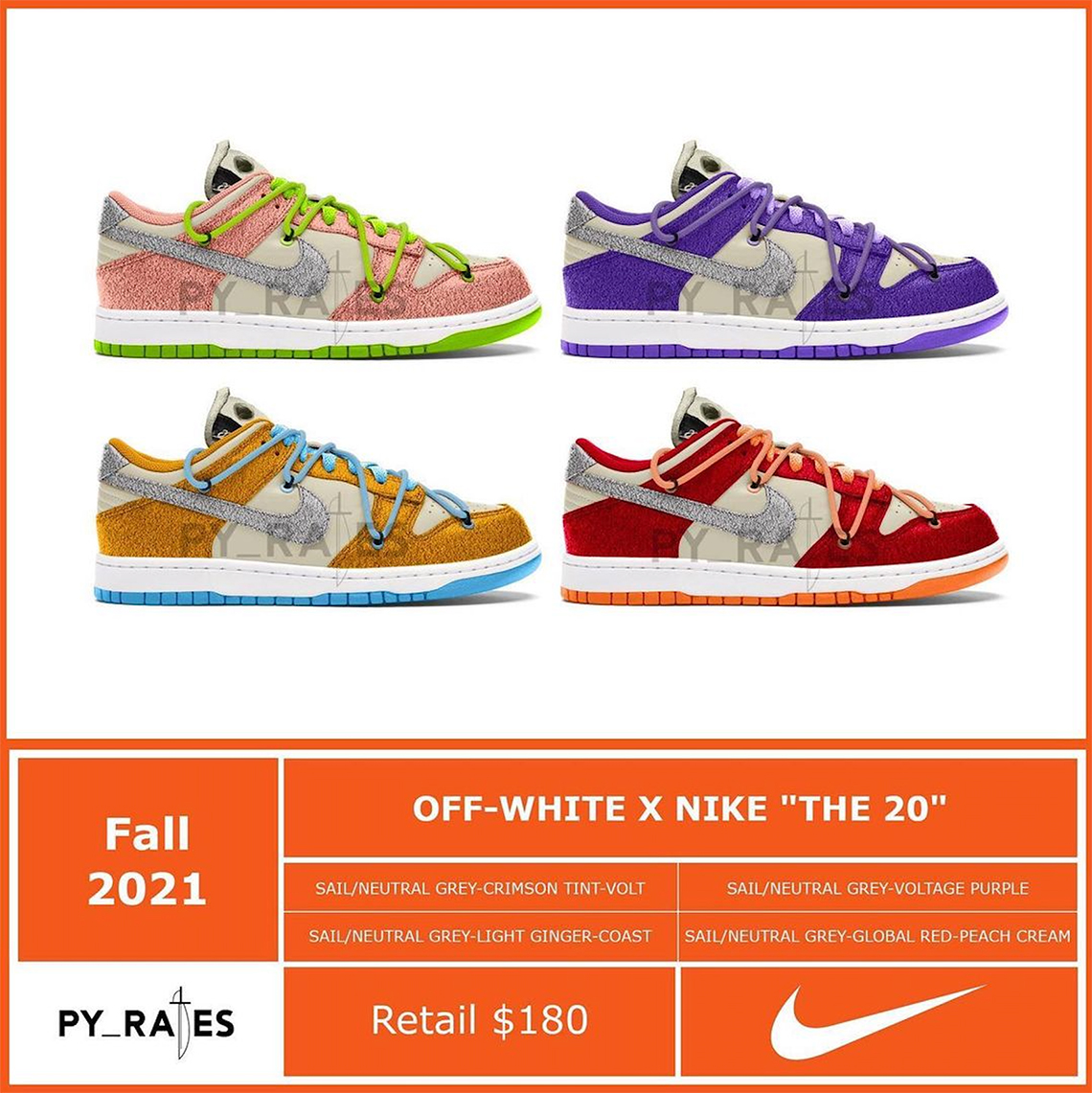 Off White Nike Dunk Low The 20 5