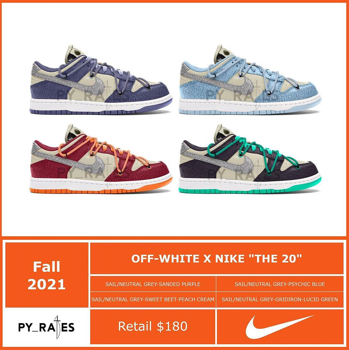Off White Nike Dunk Low The 20 6