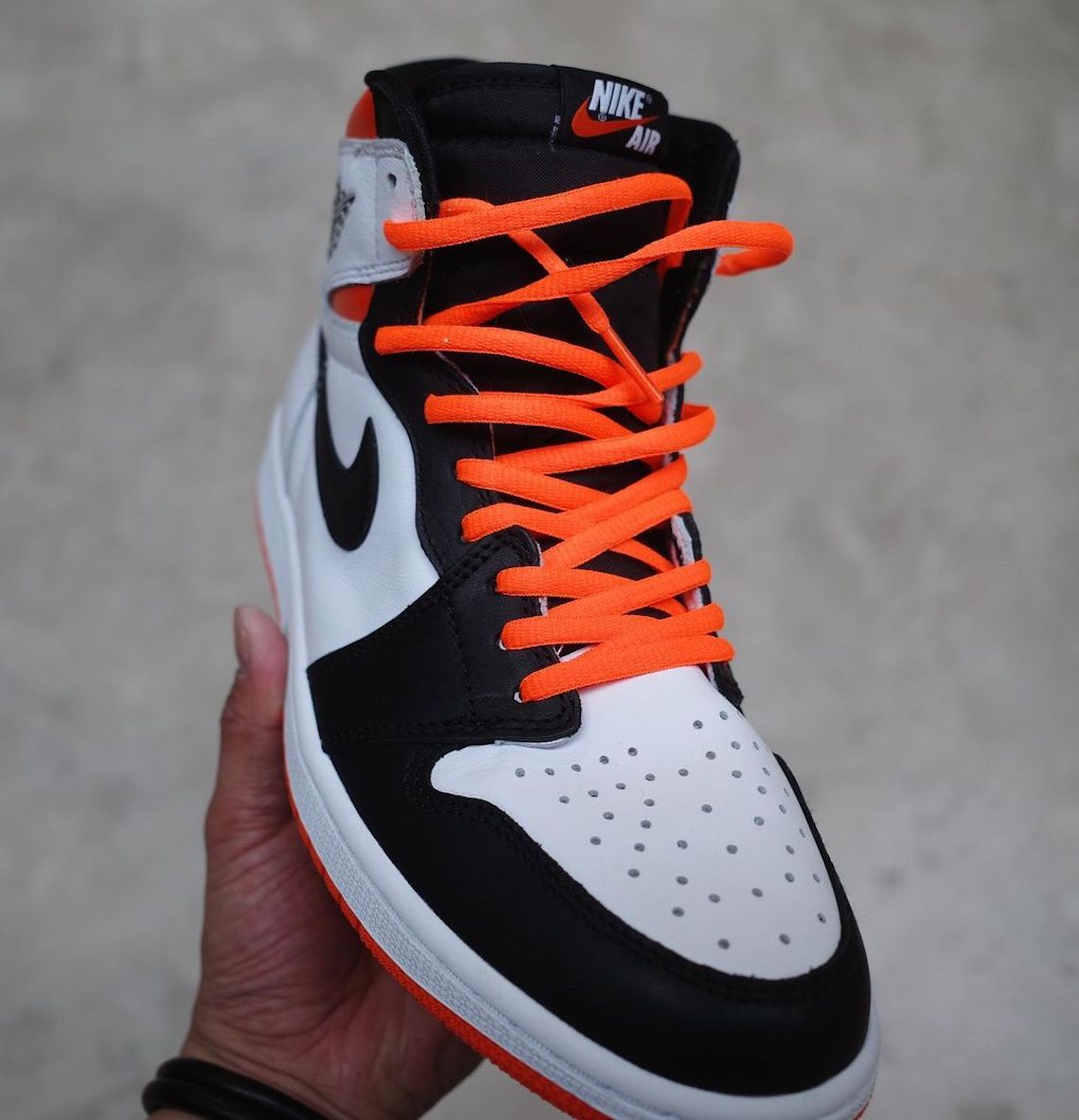 orange jordan 1 finish line