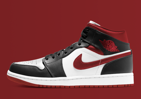 The Air Jordan 1 Mid Is Dropping Soon In Yet Another Classic Remix Of Chicago Bulls Colors