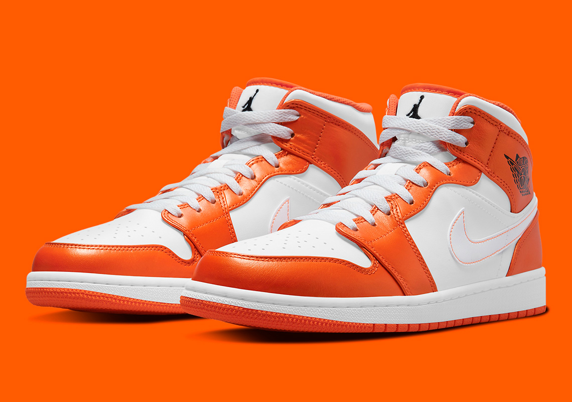 The Air Jordan 1 Mid GS Is Coming In "Metallic Orange"