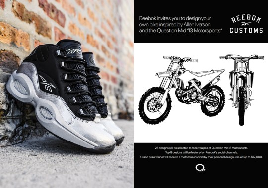 You Could Win Your Dream Motorbike Through Allen Iverson’s “Reebok Customs” Campaign