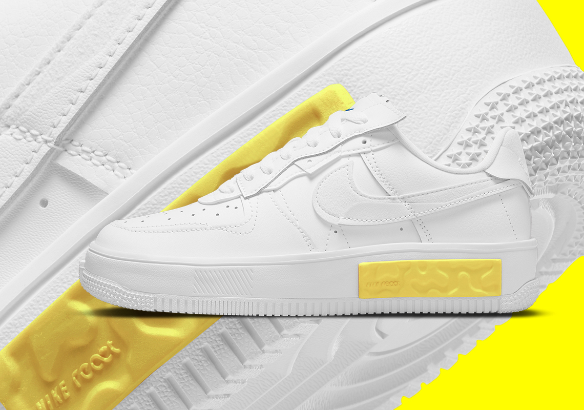 The Distorted Nike Air Force 1 Fontanka Features React Foam Blocks