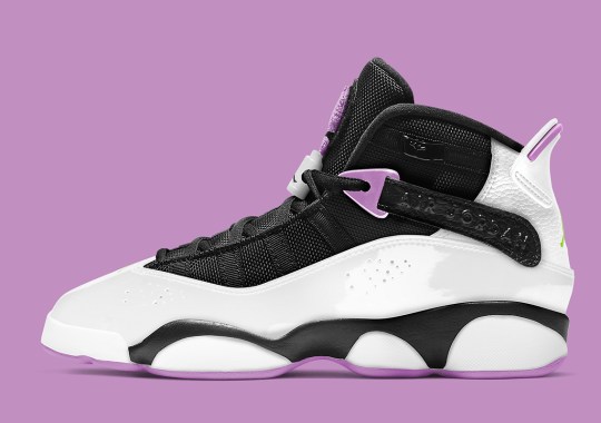 The Jordan 6 Rings For Girls Features Electric Green And Light Purple Updates