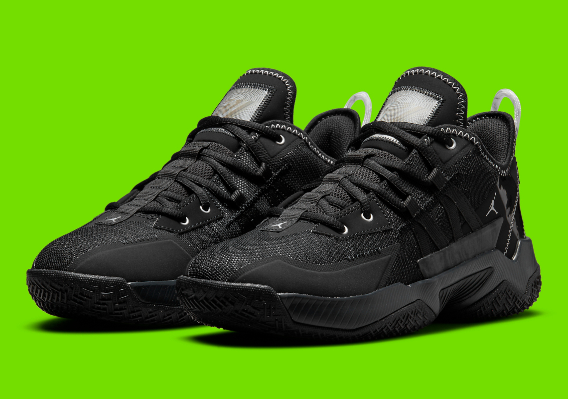 The Jordan Westbrook One Take II Goes All Black With White Rope Pulltabs