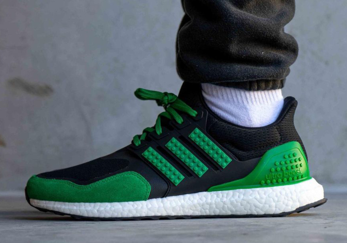 Green and store black ultra boost