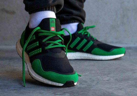 LEGO’s Partnership With adidas Ushers In A Green And Black UltraBOOST