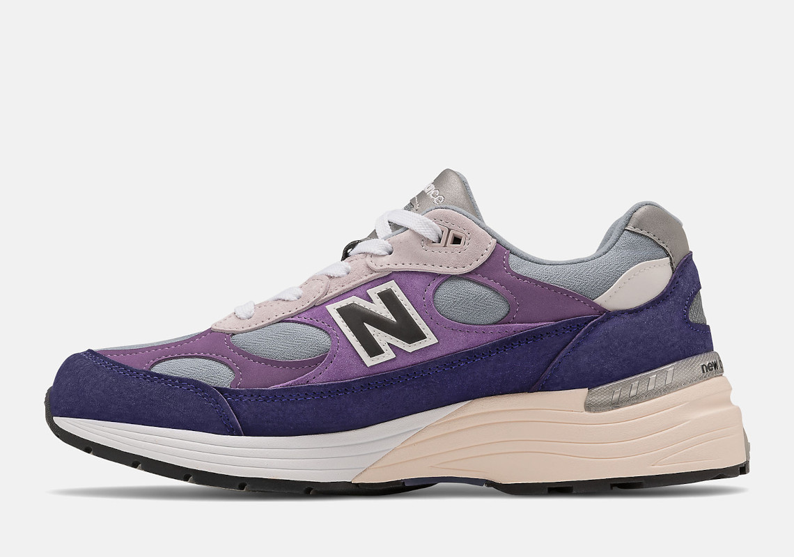 new balance 992 black with purple