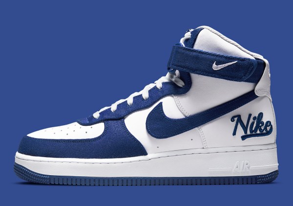 Nike Air Force 1 High Dodgers DC8168-100 | SneakerNews.com