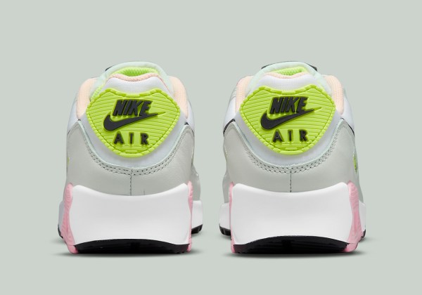 Nike Air Max 90 White Volt Green Glow Black CZ1617-100 | SneakerNews.com