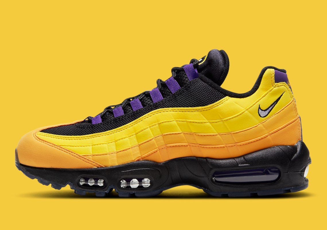 LeBron James Nike Air Max 95 Lakers CZ3624-001 | SneakerNews.com