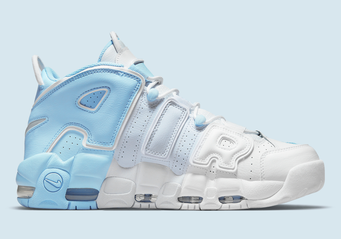 Blue and shop white nike uptempo