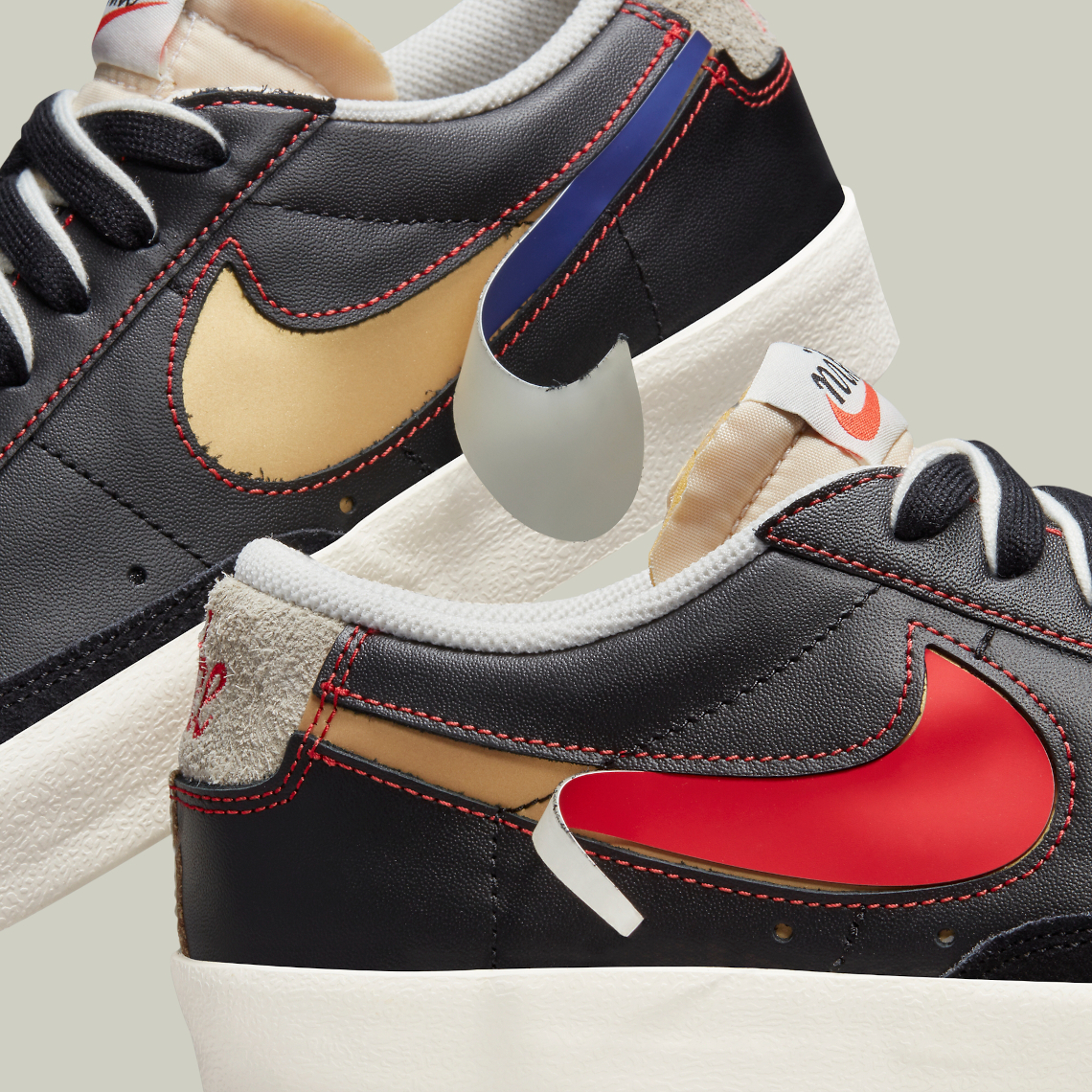 nike blazer low 77 removable swoosh