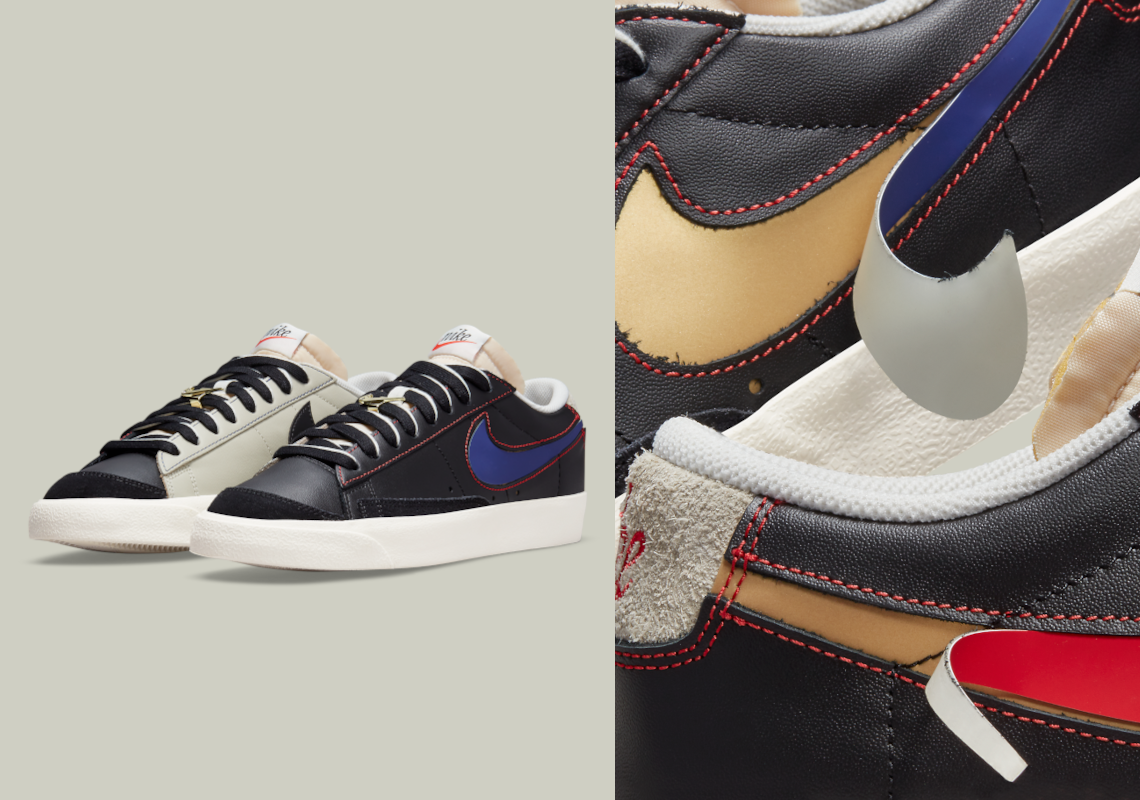 Another Swoosh-Commemorating Nike Blazer Low ’77 Appears With Removable Logos