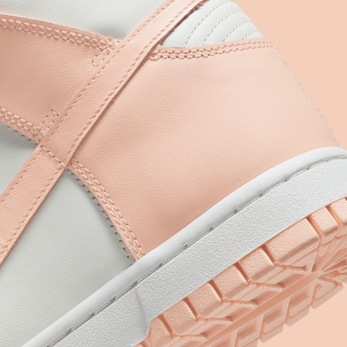 dunk high crimson tint on feet