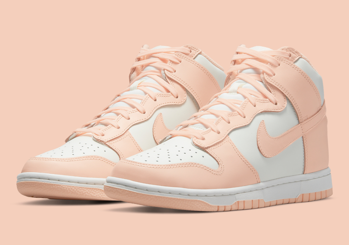 Nike Dunk High Women&#39;s Crimson Tint DD1869-104 | SneakerNews.com