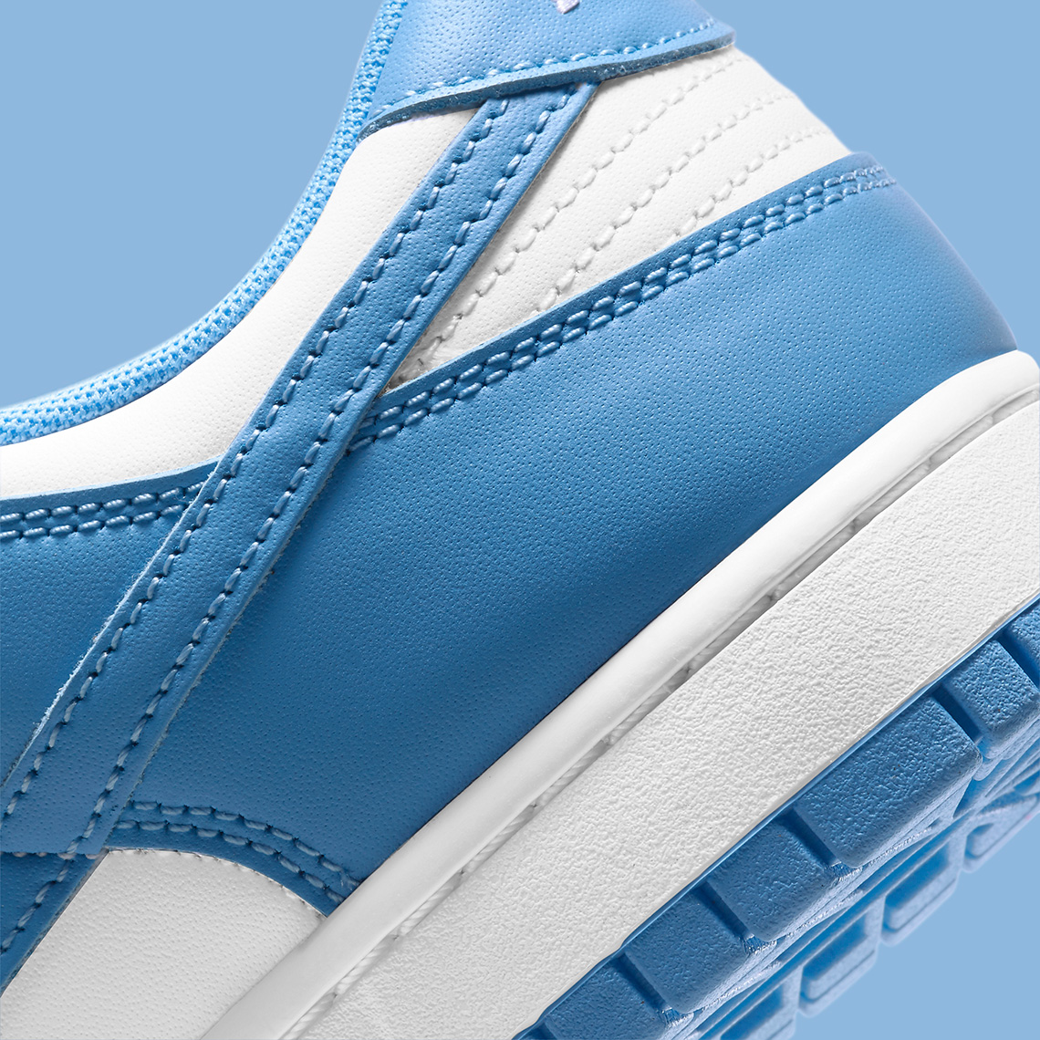 nike dunk low university blue drop