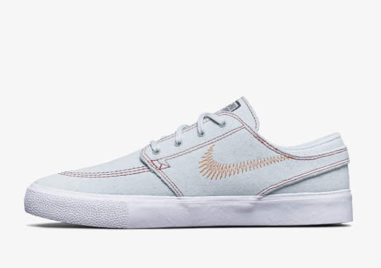 The Nike SB Janoski Flyleather Adds Contrast Embroidery On The Upper