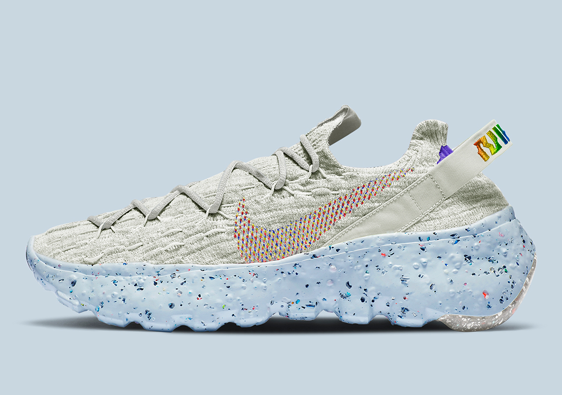 The usa nike Space Hippie 04 Adds Rainbow Colored Detailing