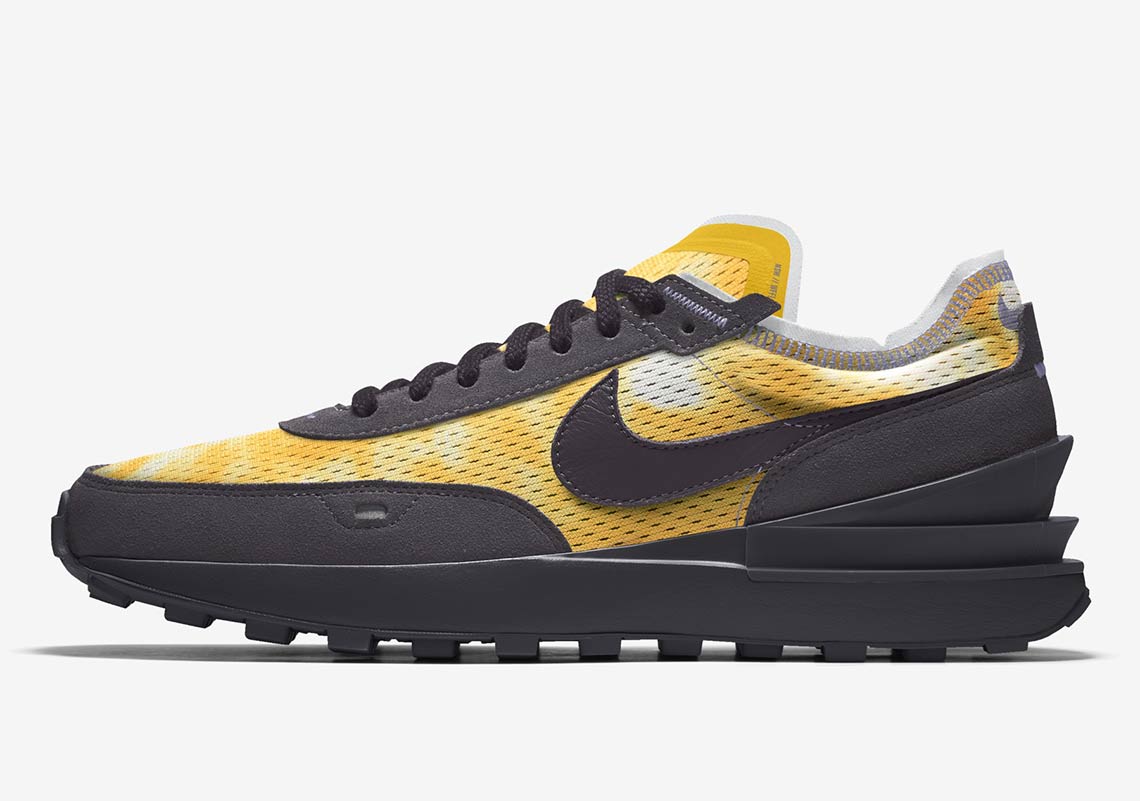 nike waffle one university gold