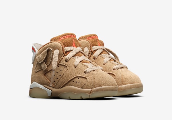 Travis Scott Air Jordan 6 British Khaki DH0690-200 | SneakerNews.com