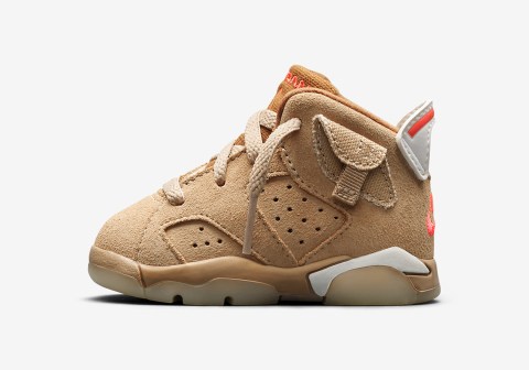 Travis Scott Air Jordan 6 British Khaki DH0690-200 | SneakerNews.com