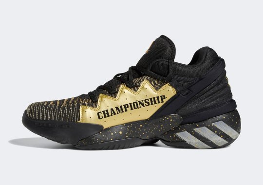 This Black/Gold adidas D.O.N. Issue 2 Has An NBA Championship In Mind