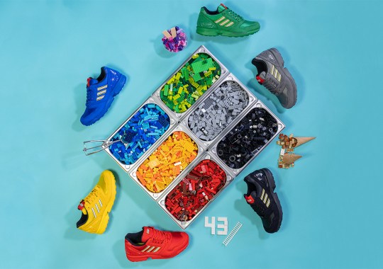 The 6-Piece LEGO x adidas ZX 8000 Collection Releases On May 7th